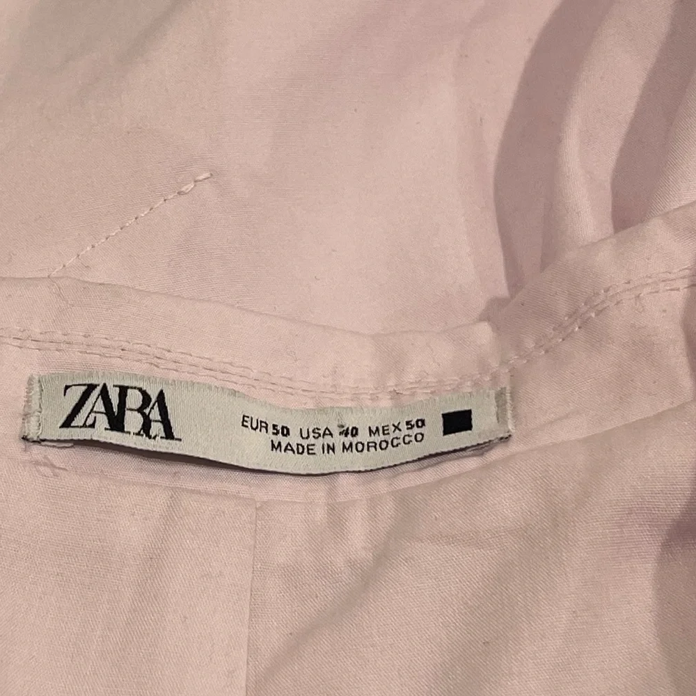 NEW Zara Mens Pastel Pink Poplin Suit Jacket